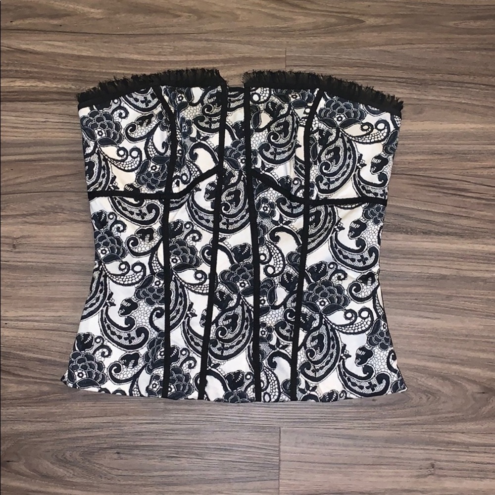 Black & White Corset